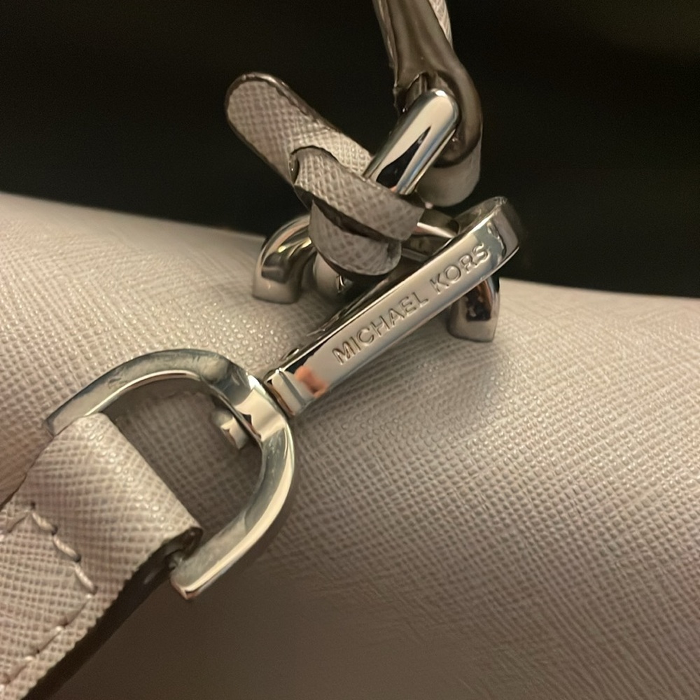 Michael Kors Gray Satchel with Silver Hardware - Picture 9 of 11